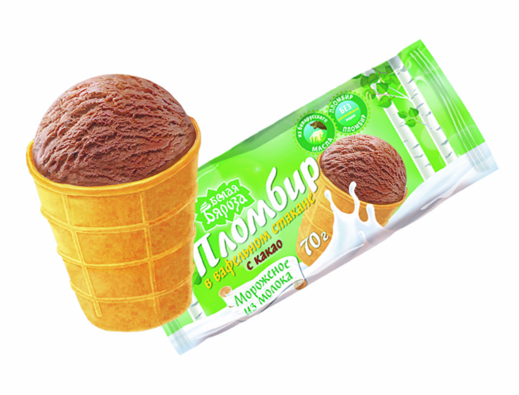 Мороженое Пломбир шоколадный